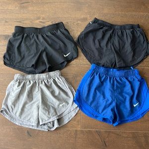 Nike Women’s Running Shorts - Small - Bundle of 4